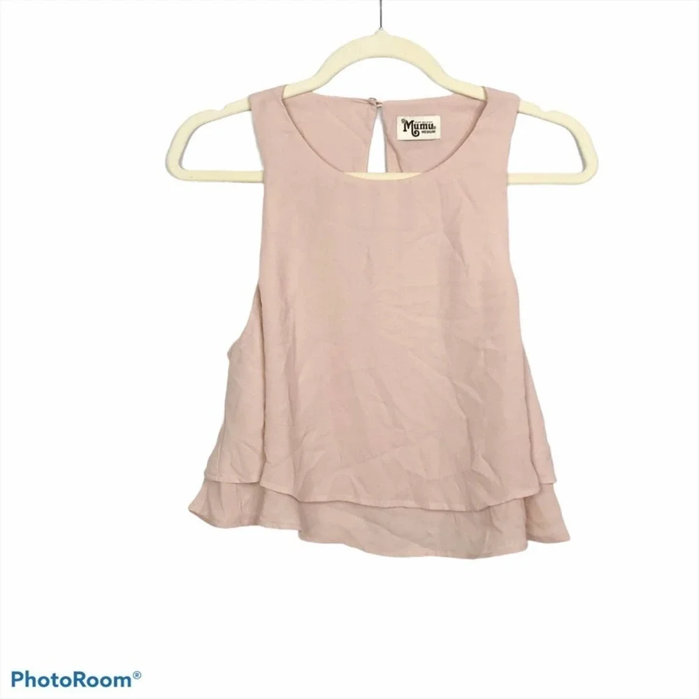 SMYM King Crop Top in Dusty Bloom Pink NWOT - Picture 2 of 6